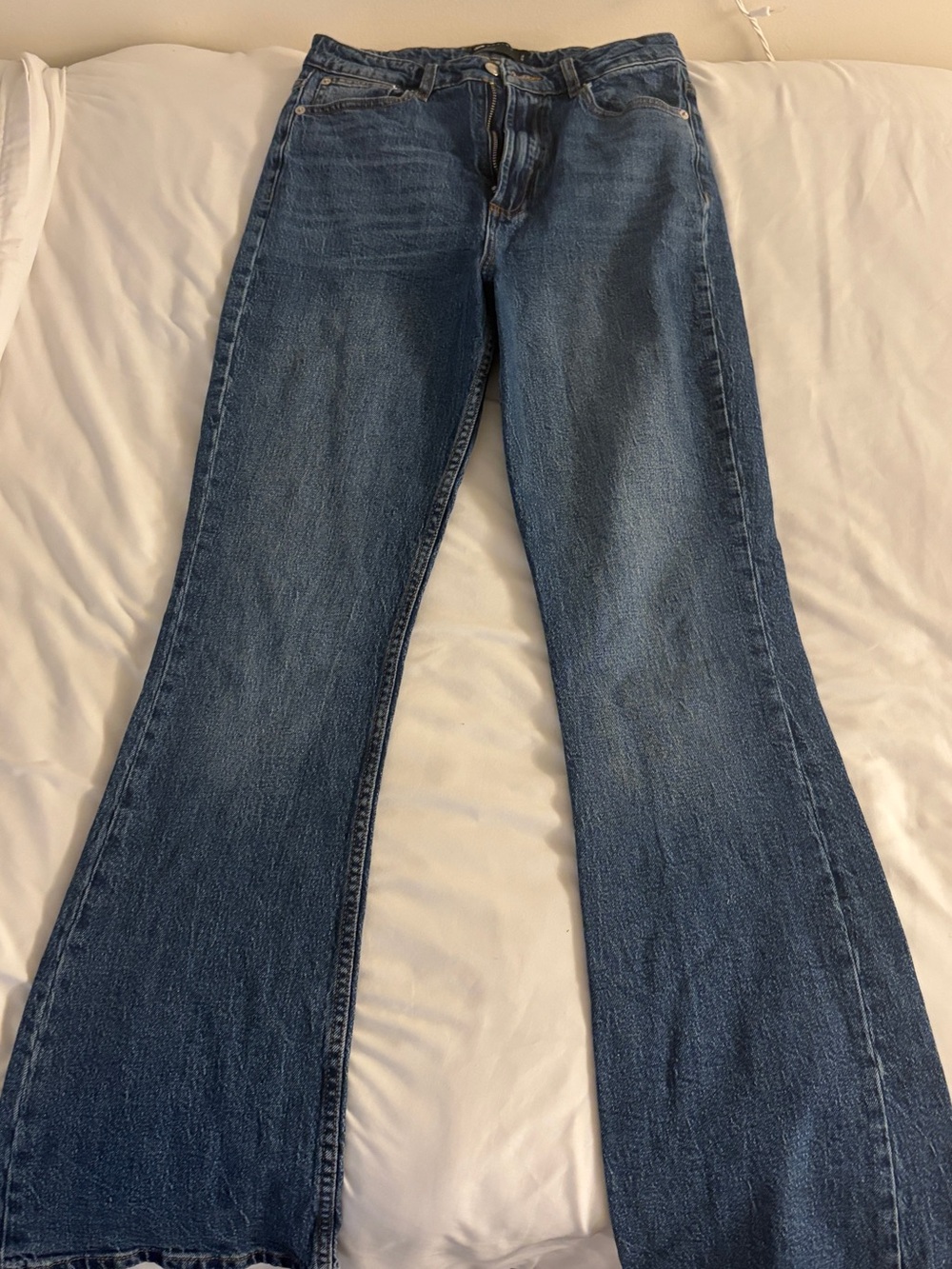 Classic Blue Flared Women's Jeans